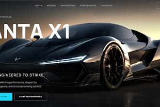 design and develop a premium cinematic responsive website