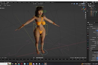 fix and rig, facial rig, weight painting, blendshapes, any mesh in any software