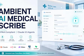 do hipaa compliant ambient ai medical voice scribe and claude clinical soap note
