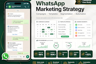 set up your whatsapp marketing strategy, campaigns and message templates