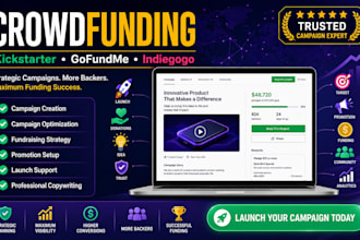 create kickstarter indiegogo gofundme crowdfunding campaign promotion