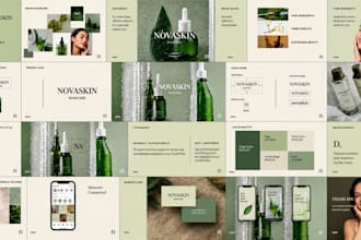 design luxury brand identity, feminine luxury brand identity and visual identity