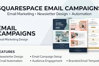 set up squarespace email campaigns email marketing newsletter design