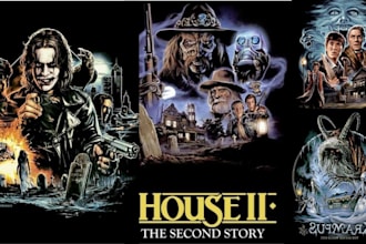 do 70s 80s retro vintage comic book horror poster gore gothic music album cover