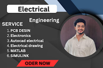 design electronics and electrical circuits and pcb