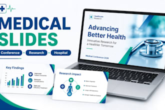design medical conference presentation for healthcare research and hospital team