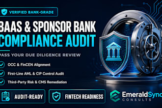 audit your fintech aml program for baas sponsor bank approval