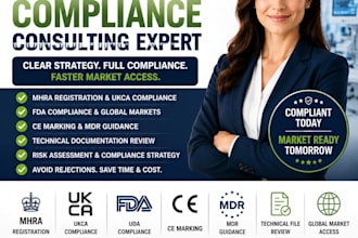 provide medical device regulatory compliance consulting for mhra fda ukca mdr