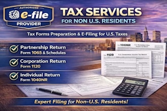 prepare US tax return personal and business llc, and ppp doc