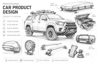 design custom automotive products and car accessories