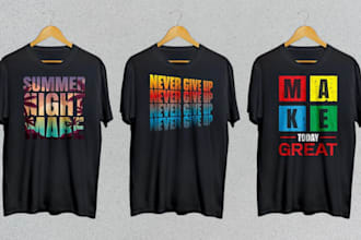create custom t shirt design and graphic t shirt design