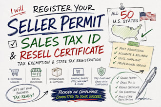 register your seller permit sales tax id resale certificate and tax exemption