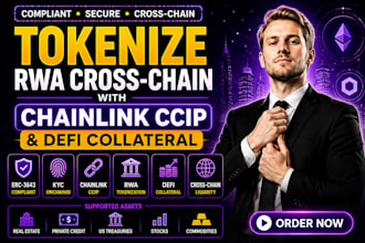 tokenize rwa cross chain with chainlink ccip and defi collateral