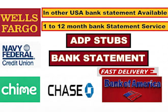 bank statement bank statement PDF to editable format