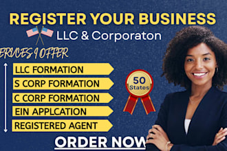 register your US llc with ein and business formation support