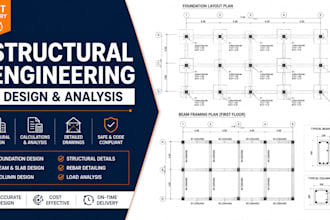 provide structural drawing and calculation for building regulations permit