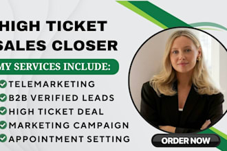 be your sales closer sales rep salesperson b2b leads generation id cold caller