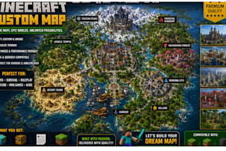 create an epic minecraft map survival base custom world minecraft server spawn