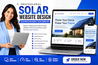 build solar website solar installation website solar energy website