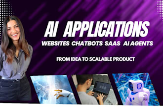 develop custom ai websites, chatbots, and saas solutions