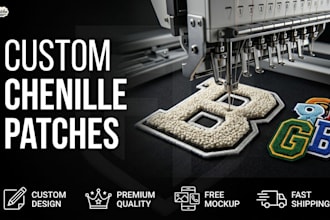 create custom chenille patches