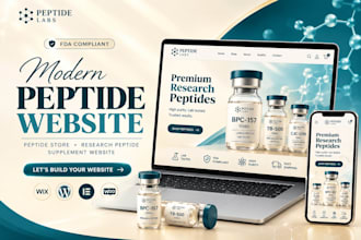 design peptide store reserch peptide supplement peptide website fda compliant