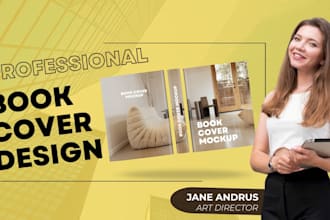 design professional book cover design with art direction