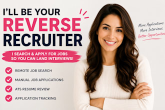 be your reverse recruiter, search and apply for remote jobs, job application