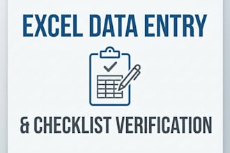 data entry data cleaning and checklist verification