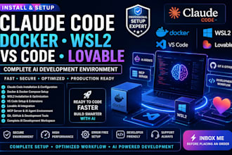 install setup claude code docker wsl2 vs code lovable ai development environment