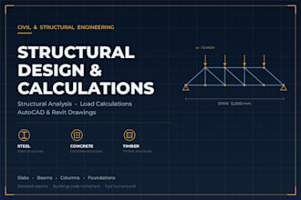 do structural engineering design, analysis and structural calculations