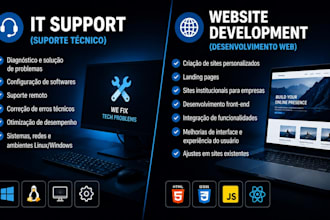 provide cybersecurity support and custom websites