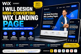 creat hight converting landing page design or one page website