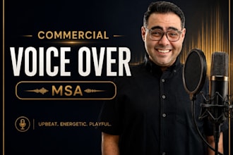 record male arabic voice over in egyptian or msa