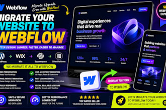 migrate your website to webflow, move website to webflow, webflow developer