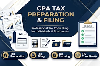 provide CPA tax preparation, filing and consulting