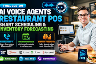 custom ai voice agents restaurant pos smart scheduling and voice ordering avatar