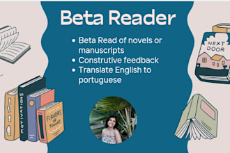 beta reader and english manuscript translator