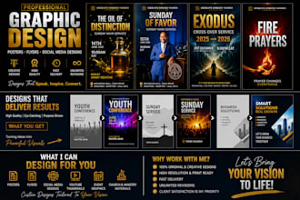 design an eye catching flyer or poster for your event