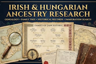 trace your irish hungarian ancestors, ancestry search, genealogy record search