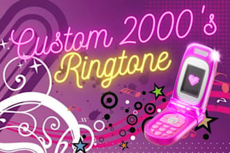 create a custom 2000s inspired ringtone for you