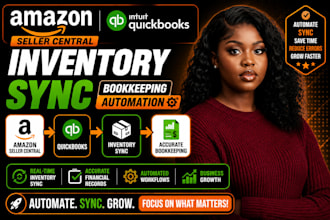 amazon seller central quickbooks inventory sync bookkeeping automation
