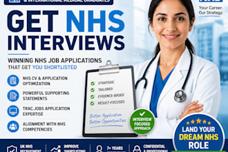 help gmc doctors create winning nhs job applications and supporting statements