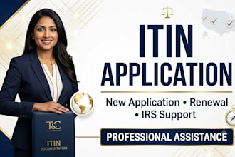 help with itin application, renewal and irs document for non USA residents
