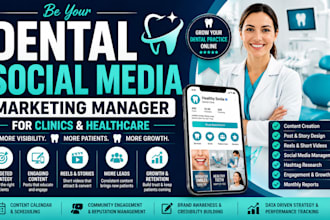 be your dental social media marketing manager for clinics and healthcare