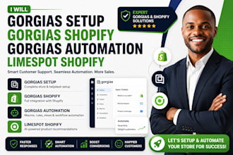 gorgias setup, gorgias shopify, gorgias automation, limespot shopify