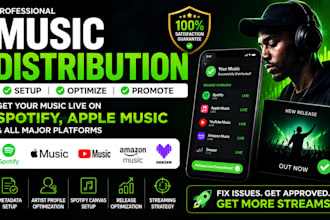 fix spotify music distribution issue and optimized your release platform