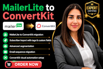 migrate your mailerlite to convertkit with advanced segmentation and automation