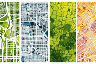 create cartoon vector map like where waldo