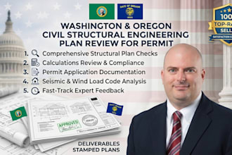 do washington and oregon civil structural engineering plan review for citypermit